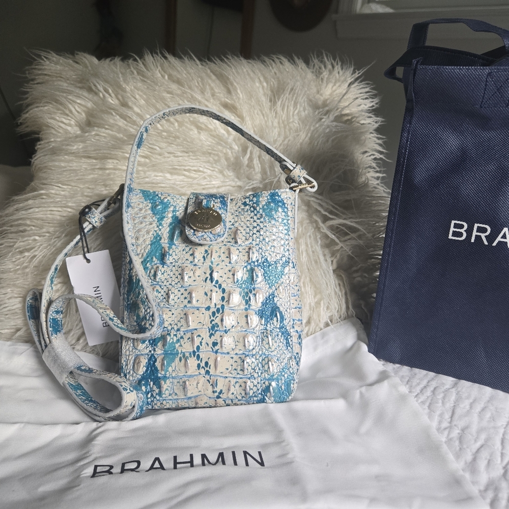 Brahmin Marley Mesmerized Melbourne Leather Crossbody